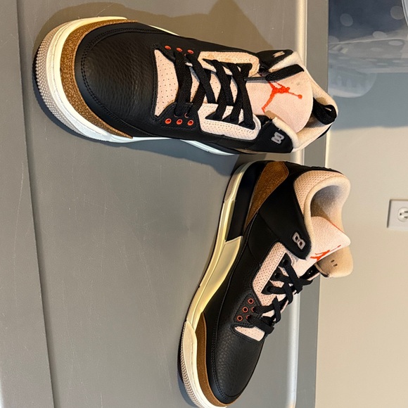 Jordan Kids' Black Cream and Gold Low-Top Sneakers